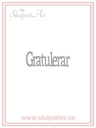 GRATULERAR